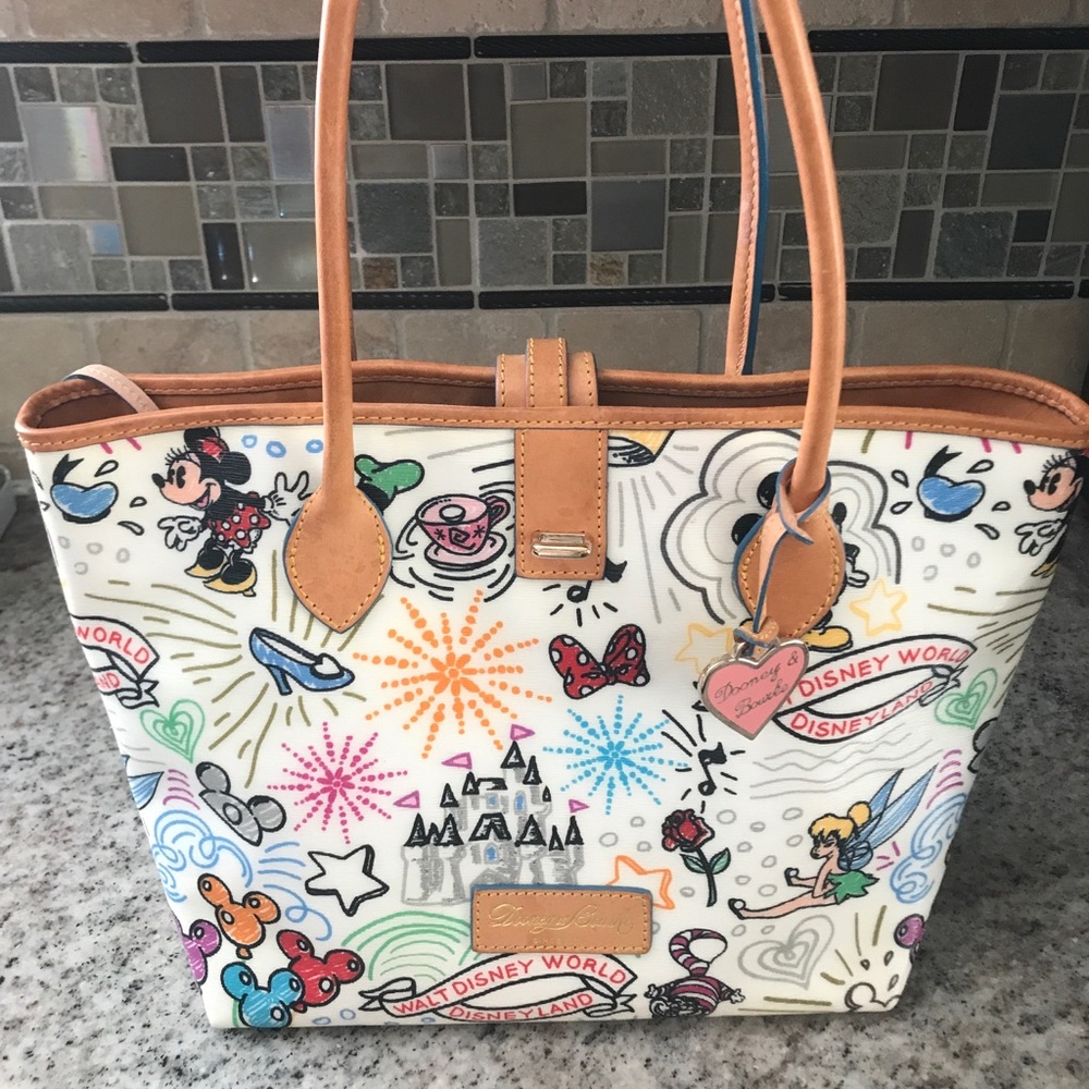 Disney Dooney and Bourne Large Sketch Handbag